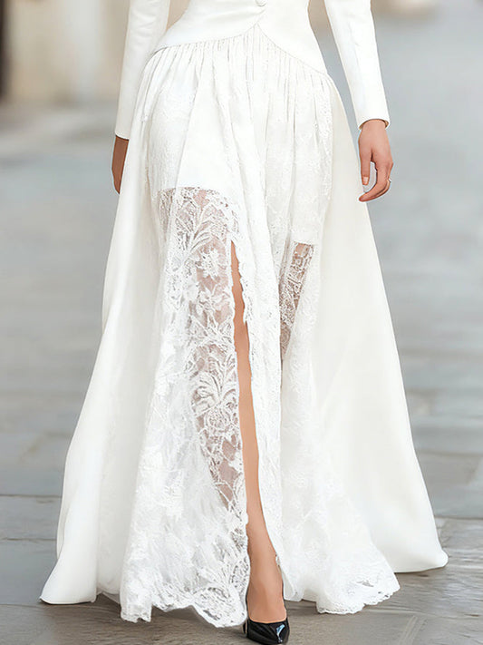 Elegant Lace Skirt(Skirt Only)