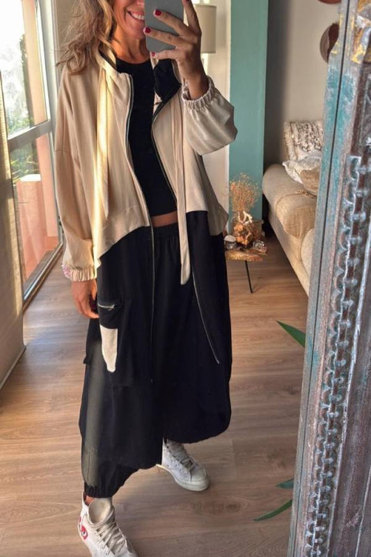 MAGALI beige/black, sweatshirt