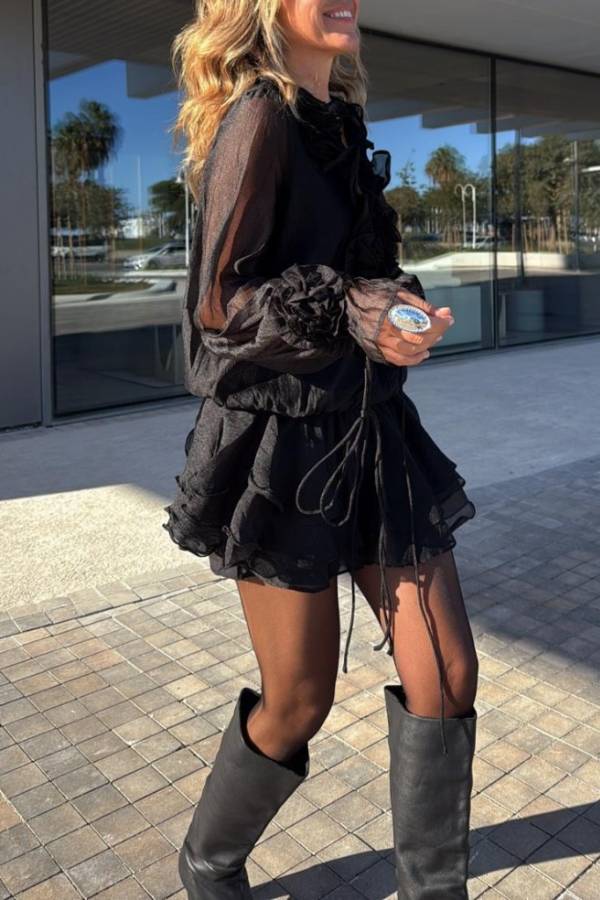 MORGANA blouse + shorts set