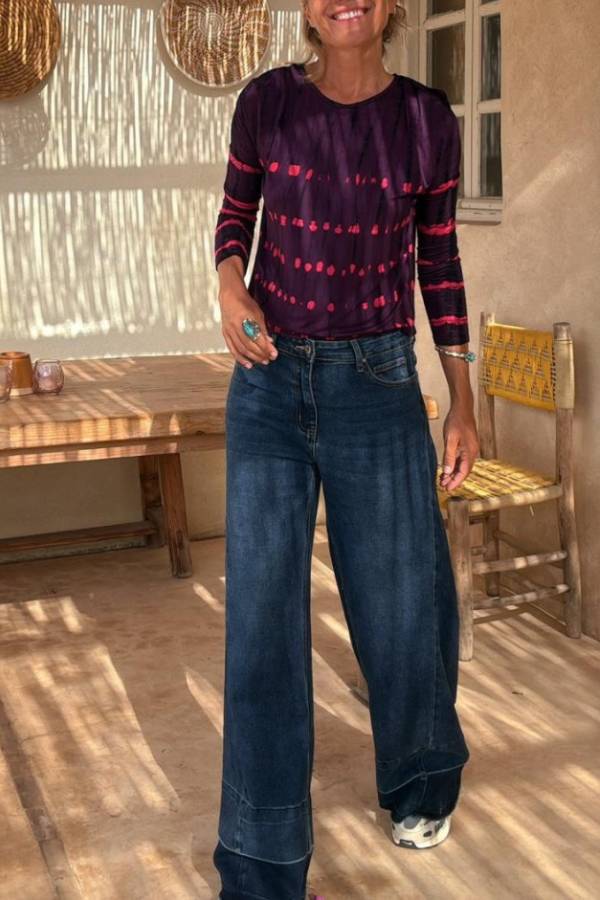 CRIS purple/fuchsia top