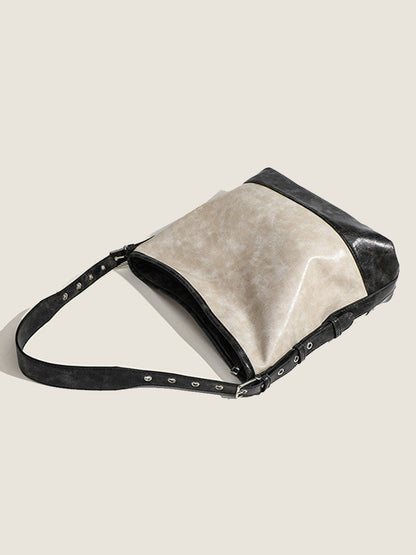 Women's Fashionable Color-block Handbag MDA0826H3Y