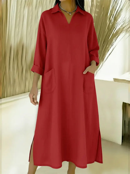 Women's Loose-fitting Denim Cotton Dress