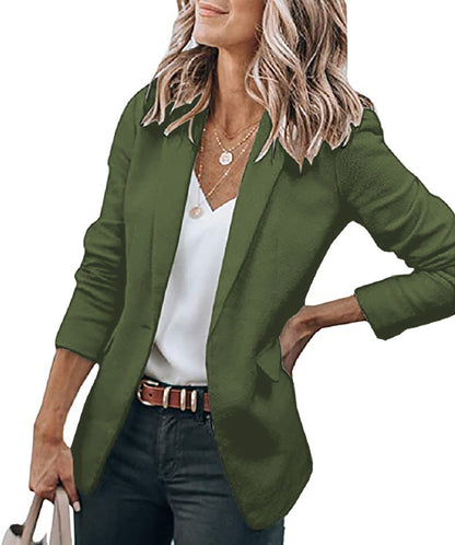Casual Turndown Collar Coat