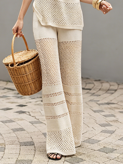 Women's Minimalist Open-Knit Set MDZ2360D3Y