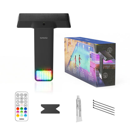 Solar RGB LED Pool Light with Remote Control