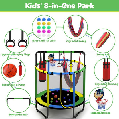 Mini Round Trampoline for Kids