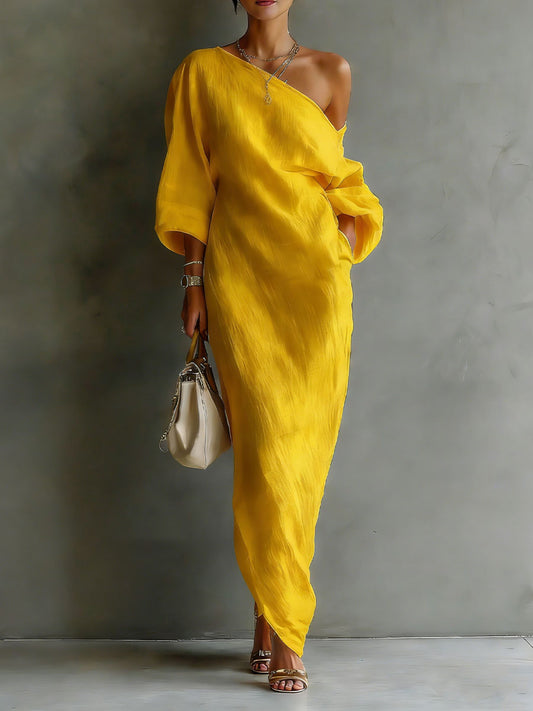 Women's Casual Off-the-shoulder Dress