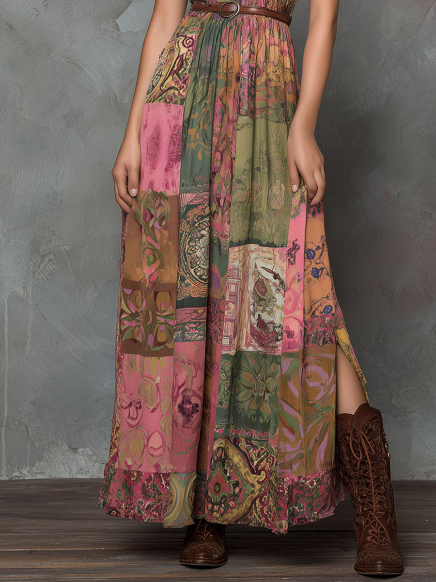 Country Concert Outfit Retro Music Festival Summer Dress
