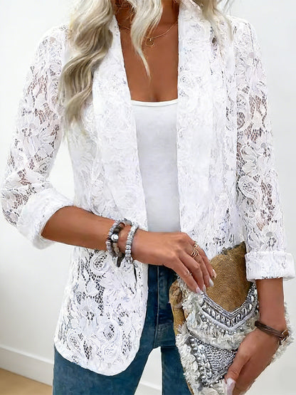 Women's Lace Shirt Jacket