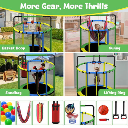 Mini Round Trampoline for Kids