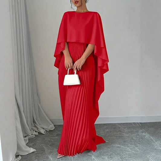 Women's Batwing Sleeve Irregular Elegant Dress