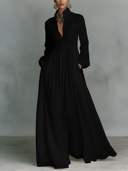 Elegant Romantic Vacation Maxi Dress