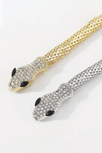 Fashion Rhinestone Snake Alloy Necklace