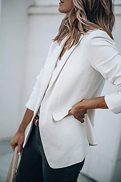 Casual Turndown Collar Coat