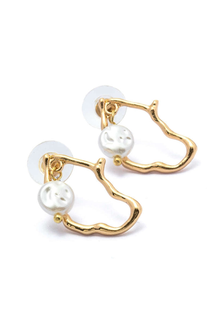 Irregular Pearl Earrings