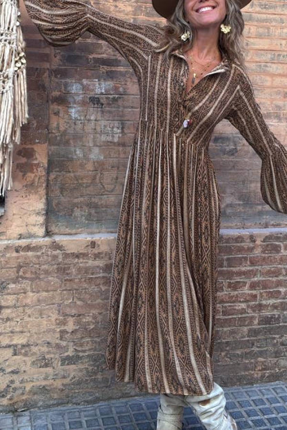 DESIRE camel, long dress