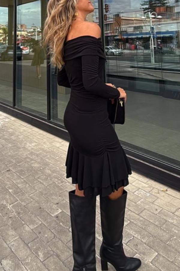LALI black, short dress