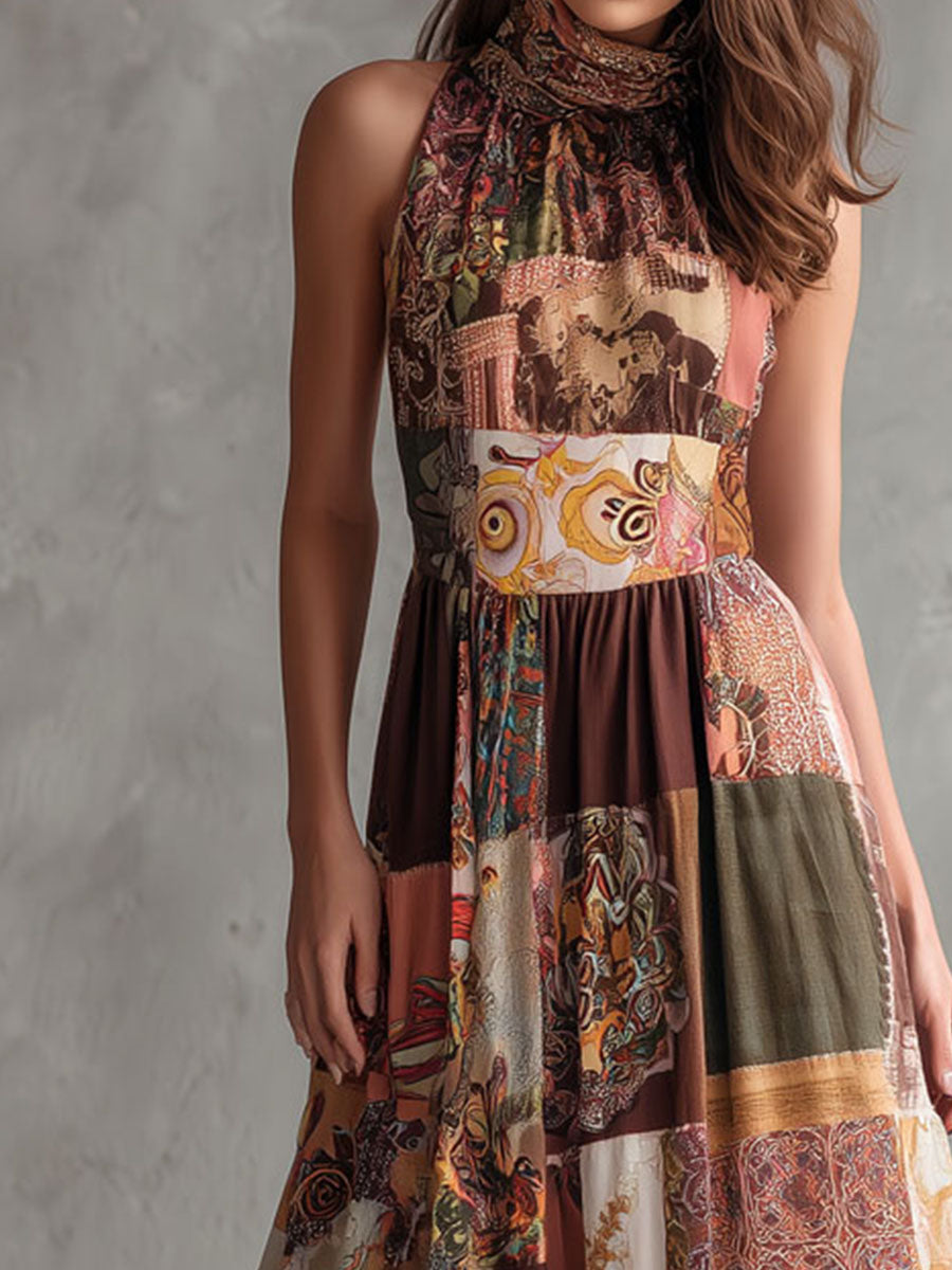 Country Concert Outfit Retro Music Festival Summer Dress