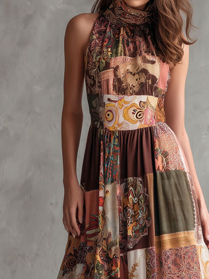 Country Concert Outfit Retro Music Festival Summer Dress