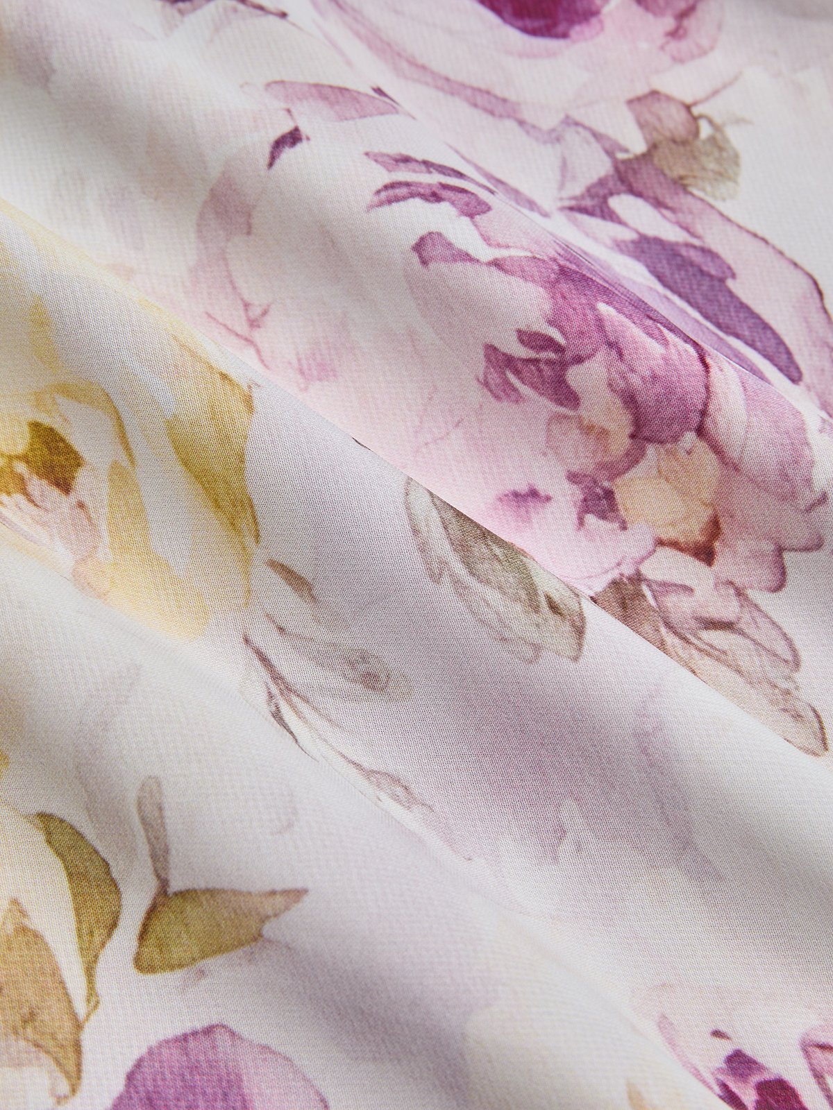 Light Purple Floral Chiffon Halter Sleeveless A-Line Maxi Dress