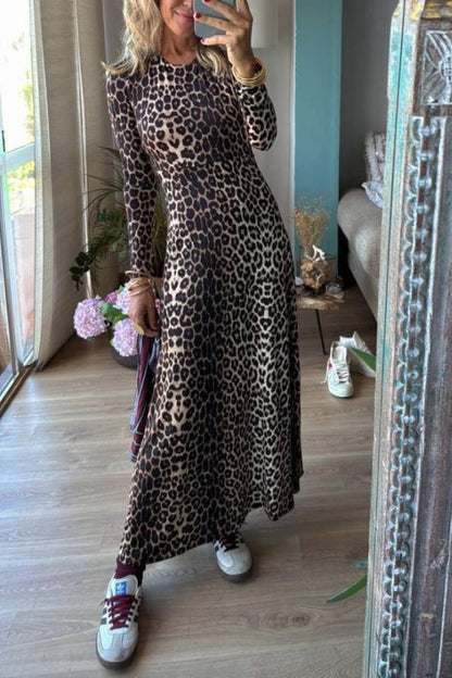 DUPIN leopard, long dress