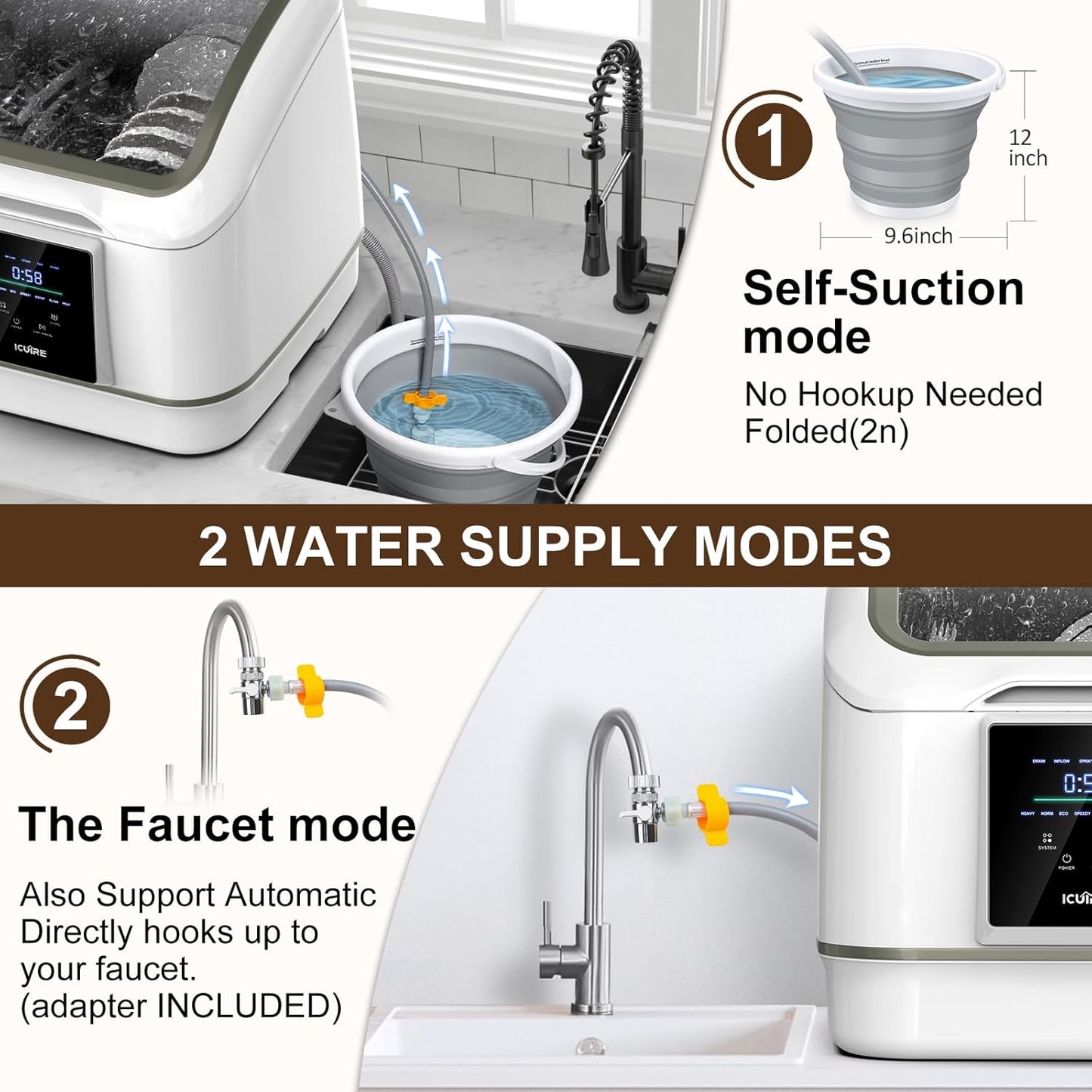 Portable Dishwasher Countertop