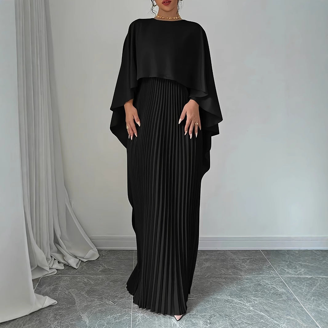 Women's Batwing Sleeve Irregular Elegant Dress