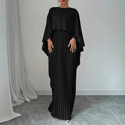 Women's Batwing Sleeve Irregular Elegant Dress
