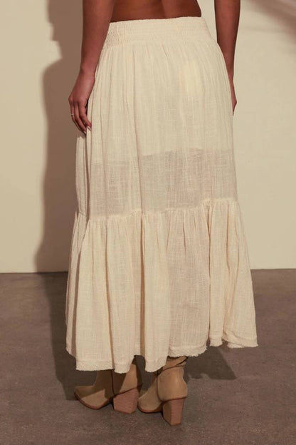 Harmonic High Low Maxi Skirt