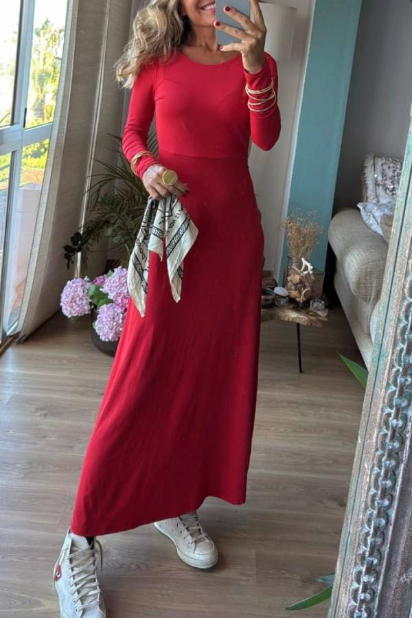 DUPIN red, long dress