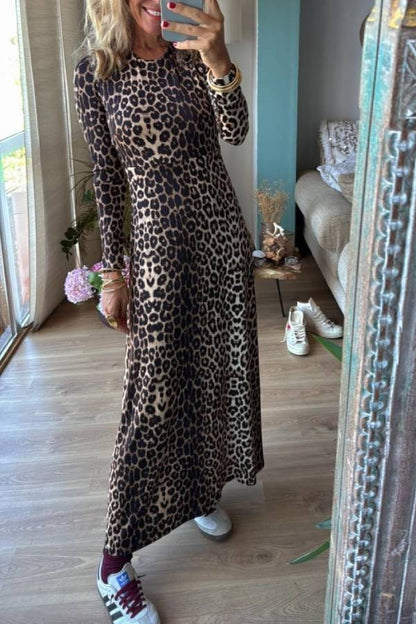 DUPIN leopard, long dress