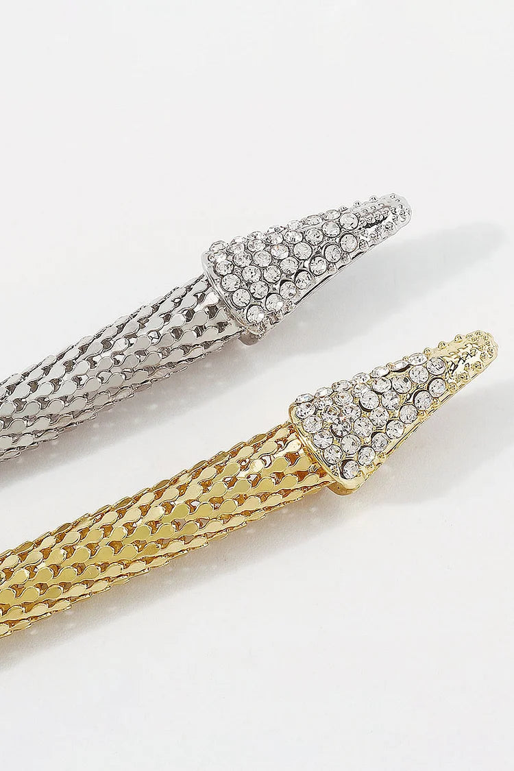 Fashion Rhinestone Snake Alloy Necklace