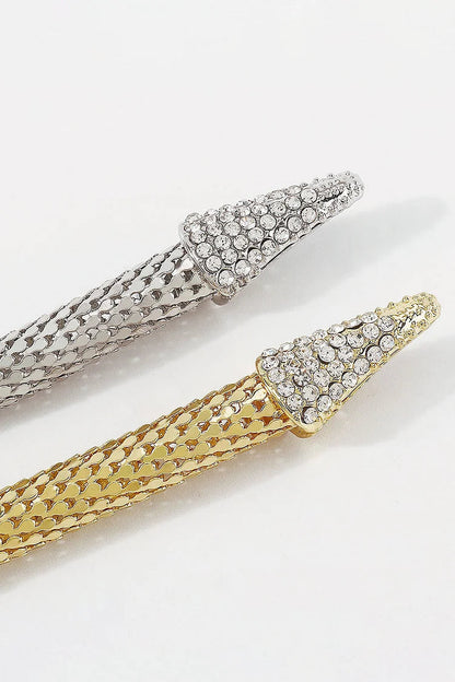 Fashion Rhinestone Snake Alloy Necklace