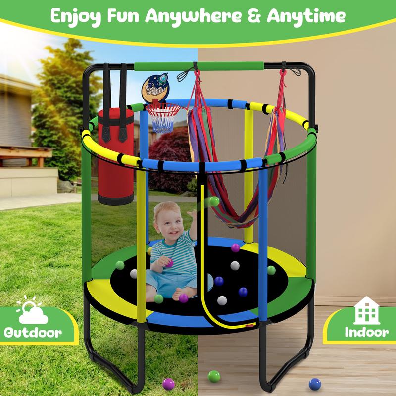 Mini Round Trampoline for Kids