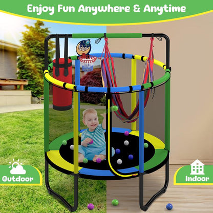 Mini Round Trampoline for Kids