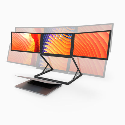 Triple 4K Screens in One Portable Package