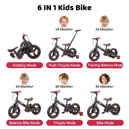Self-balancing scooter 6-in-1 Kids Bike