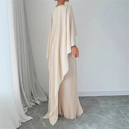 Women's Batwing Sleeve Irregular Elegant Dress
