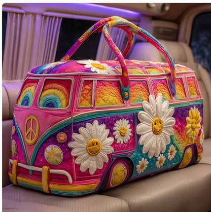 ✨Hippie Van Quilted Duffle Bag