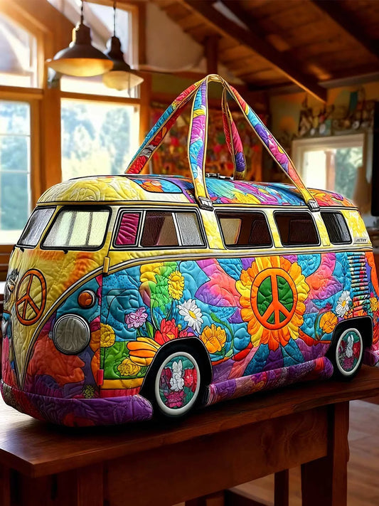 ✨Hippie Van Quilted Duffle Bag