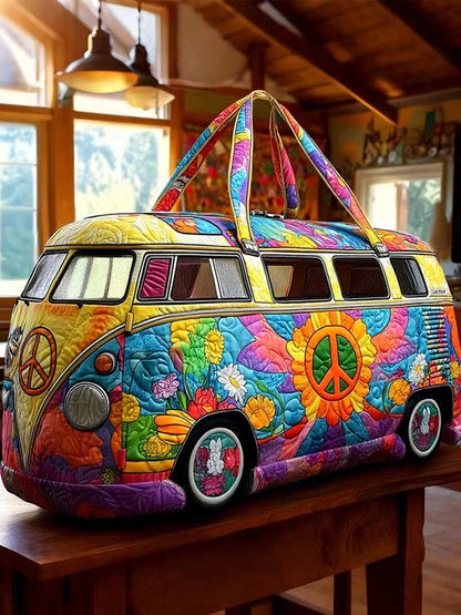 ✨Hippie Van Quilted Duffle Bag