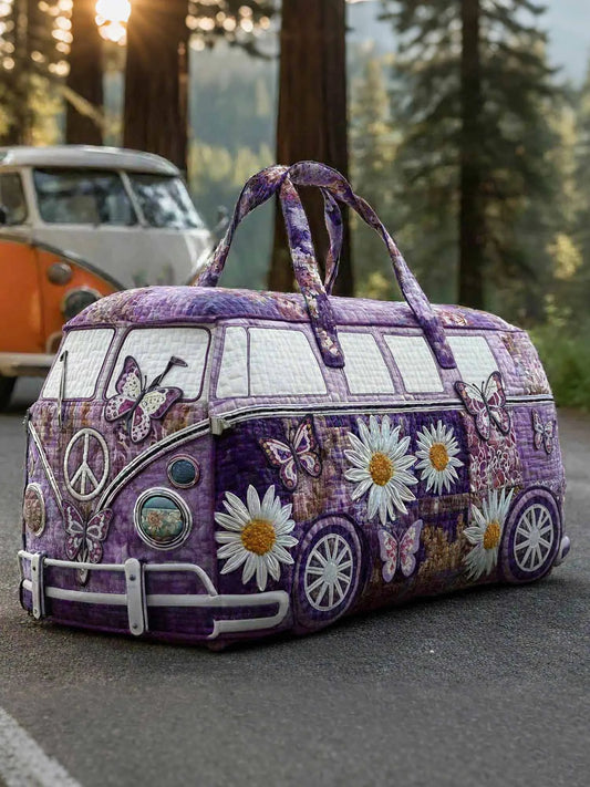 ✨Hippie Van Quilted Duffle Bag