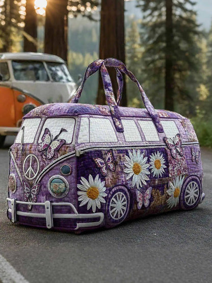 ✨Hippie Van Quilted Duffle Bag