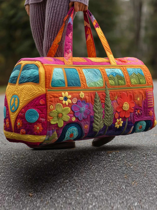 ✨Hippie Van Quilted Duffle Bag