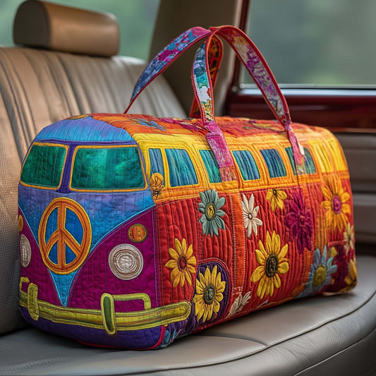 ✨Hippie Van Quilted Duffle Bag