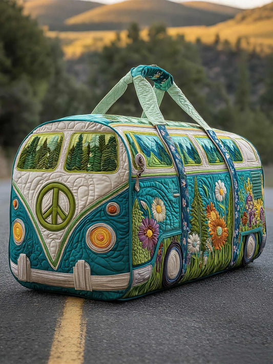 ✨Hippie Van Quilted Duffle Bag