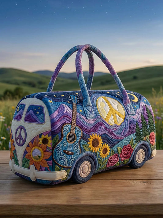 ✨Hippie Van Quilted Duffle Bag
