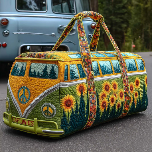 ✨Hippie Van Quilted Duffle Bag