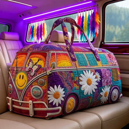 ✨Hippie Van Quilted Duffle Bag