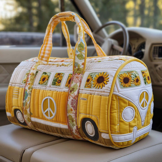 ✨Hippie Van Quilted Duffle Bag